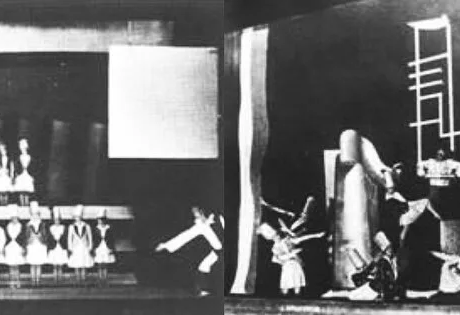 2-Cocktail, Marinetti-Costumes-and-setting-by-Prampoliny-for-Cocktail-1927-a-pantomime-by-Marinetti-and