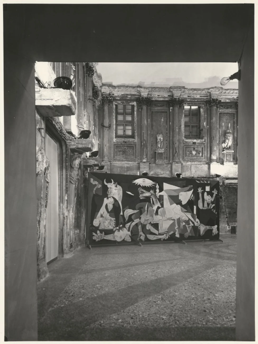 3- Pablo Picasso, Guernica (1937) exhibited at Palazzo Reale by Fernanda Wittgens.