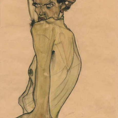 9.-Egon-Schiele-Self-Portrait-with-Arm-Twisted-above-Head-1910-copy