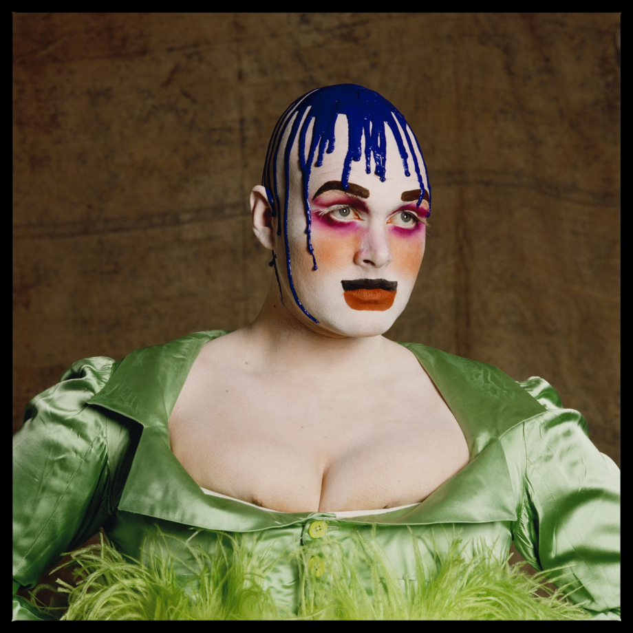 1. Fergus Greer, Leigh Bowery Session I Look 2 1988 © Fergus Greer. Courtesy The Michael Hoppen Gallery